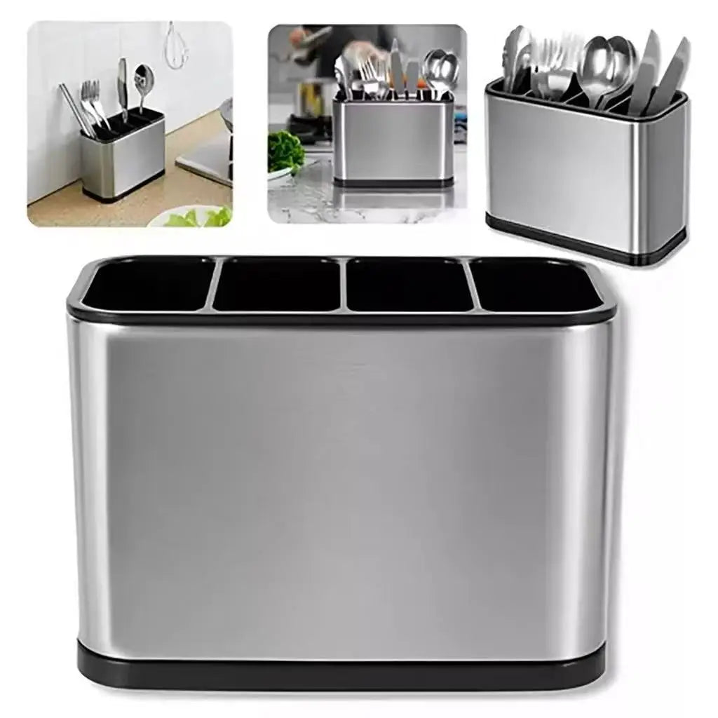 Stainless Steel Cutlery Drainer 1