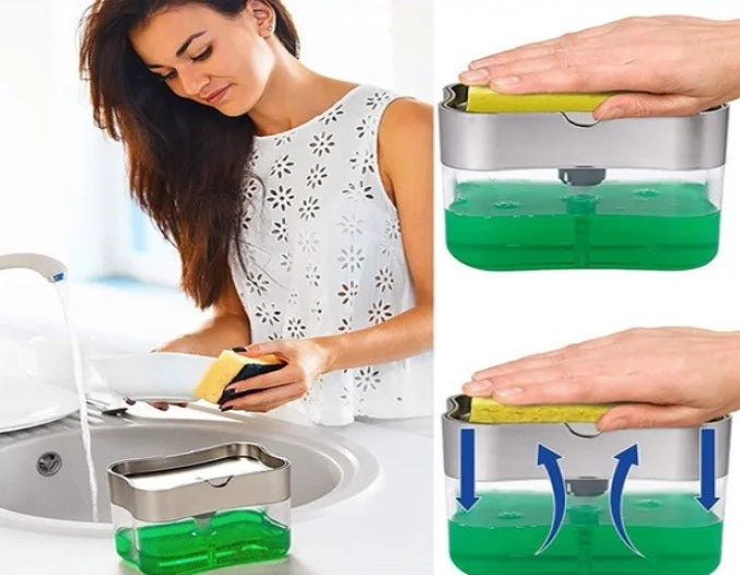 Dispenser de detergente 2 em 1