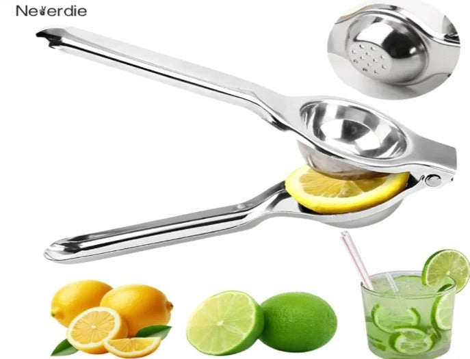 Espremedor de limão em aço inox